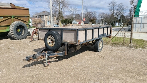 Homebuilt 12ft x 7ft Single Axle Trailer