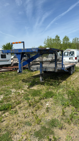 14FT X 8FT GOOSENECK DECKOVER TANDEM TRAILER