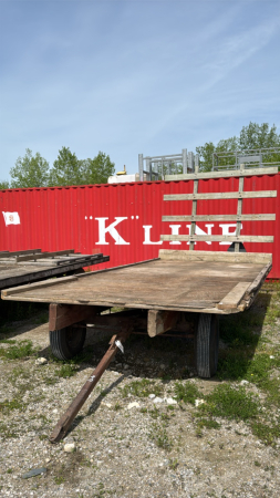 18FT X 8FT FLAT RACK WAGON