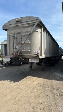 2009 CUSTOM 45FT 4-AXLE ALUMINUM DUMP TRAILER
