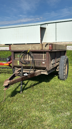 2 YARD SINGLE AXLE HYDRUALIC DUMP TRAILER