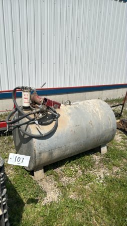 100 GAL FUEL TANK W/12V DC ELECTRIC PUMP