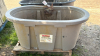 (2) POLY WATER TROUGHS - 7