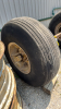AXLE WITH (2) AIRPLANE TIRES - 5