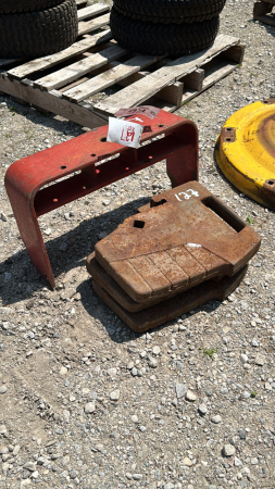 (3) MASSEY FERGUSON WEIGHTS