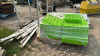 LOT OF POLY HOG FLOORING WITH HEAT PADS AND STAINLESS SUPPORTS - 2