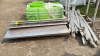 LOT OF POLY HOG FLOORING WITH HEAT PADS AND STAINLESS SUPPORTS - 5