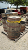 (1) WHISKEY BARREL & (3) OAK PLANTERS - 3