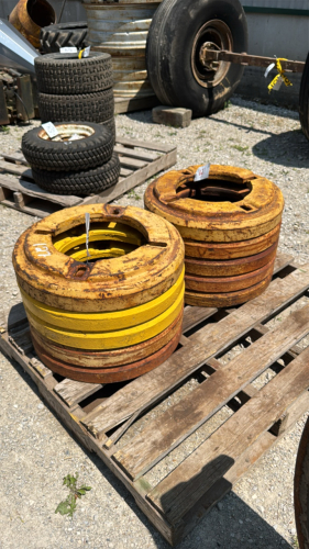 (10) MASSEY HARRIS WHEEL WEIGHTS (6262A)