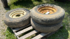 (3) IMPLEMENT TIRES ON 6 BOLT RIMS - 4