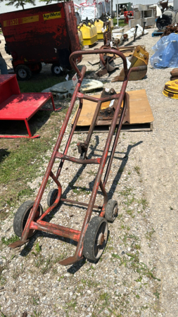 45 GALLON STEEL BARREL CART