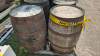 (2) OAK WHISKEY BARRELS - 3