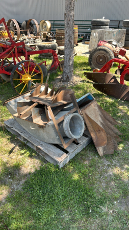 (2) SILO FILL DISTRIBUTOR HOODS