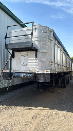 1997 35FT ALUMINUM DUMP TRAILER W/TARP