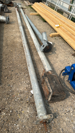 (2) 18FT 6IN X 4IN AUGERS AND 10FT X 4IN AUGER
