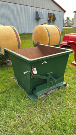 STEEL FORKLIFT DUMP BIN