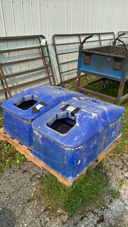 2-SPI POLY WATER BOWLS - AS IS