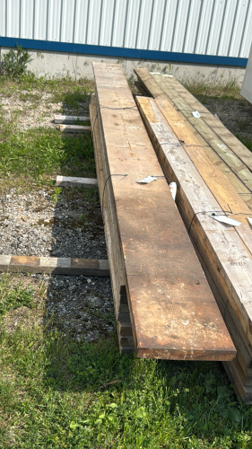 (1) 2IN X 12IN X 14FT AND (7) 2IN X 12IN X 10FT USED LUMBER