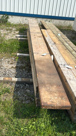 (1) 2IN X 12IN X 14FT AND (7) 2IN X 12IN X 10FT USED LUMBER