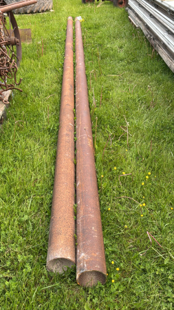 2-20FT X 5IN OD STEEL PIPES