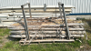 APPROX 35 UNPEELED CEDAR POSTS - 2