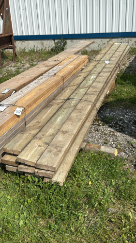 (9) 2IN X 6IN X 14FT USED SPRUCE LUMBER