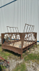 STEEL 8FT X 6FT ROUND BALE FEEDER - 3