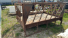 STEEL 8FT X 6FT ROUND BALE FEEDER - 7