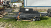 LOT OF APPROX. 400FT OF BLACK CHAIN LINK FENCE - 2