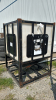 LIQUID HOPPER TANK IN STEEL FORKLIFT FRAME