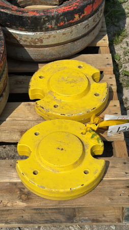 (2) WHEEL WEIGHTS