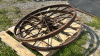 PAIR OF 44IN STEEL WHEELS - 2