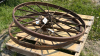 PAIR OF 44IN STEEL WHEELS - 3