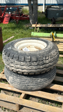 (2) IMPLEMENT TIRES ON RIMS