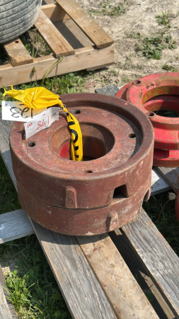 (2) WHEEL WEIGHTS