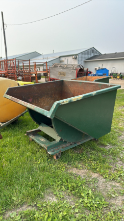 STEEL FORKLIFT DUMP BIN