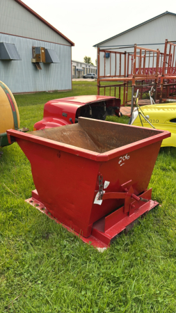STEEL FORKLIFT DUMP BIN