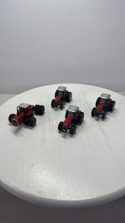 (4) Massey Ferguson 1/64 Tractors