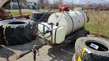 300Gal. Diesel Tank and DEF Tank on Trailer