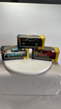 (3) Motor Max Diescast Replicas