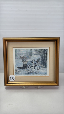 Peter Schneider Print "On to the Bush Road"