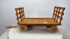 Wooden Flat Rack Wagon w/Running Gear - 2
