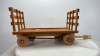 Wooden Flat Rack Wagon w/Running Gear - 5