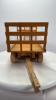 Wooden Flat Rack Wagon w/Running Gear - 6