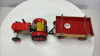 Zetor Tin Wind Up Tractor & Wagon - 3