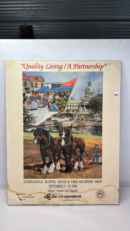 1998 IPM Poster on Wooden Backer