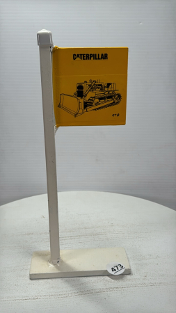 Metal Caterpillar Flag