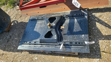 Gooseneck Ball on Plate