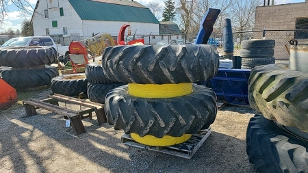 Pair of Goodyear 18.4-38 Duals