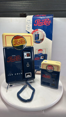 Wall Hung Pepsi Phone & Pepsi Coin Holder
